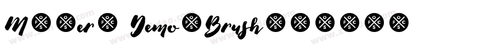 Mavera Demo-Brush字体转换